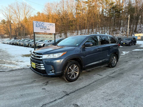 2019 Toyota Highlander for sale at WS Auto Sales in Castleton On Hudson NY