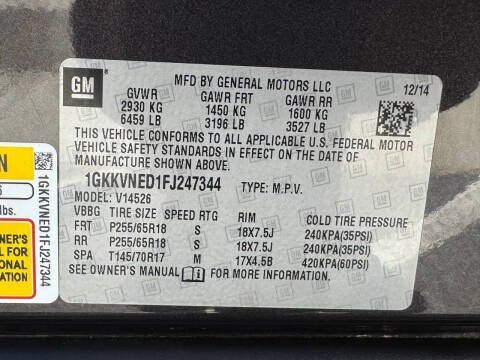 2015 GMC Acadia SLE-1