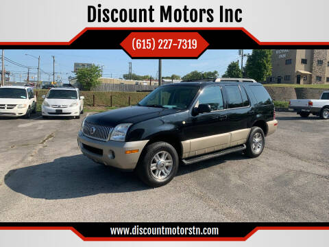 2005 Mercury Mountaineer for sale at Discount Motors Inc in Nashville TN