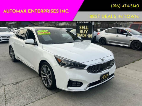 2017 Kia Cadenza for sale at AUTOMAX ENTERPRISES INC. in Roseville CA