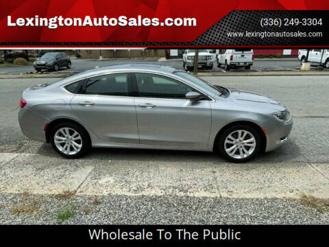 2015 Chrysler 200 for sale at LexingtonAutoSales.com in Lexington NC