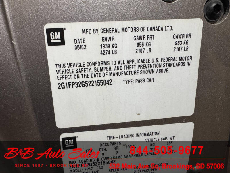 2002 Chevrolet Camaro Z28