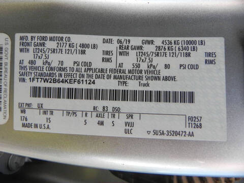 2019 Ford F-250 Super Duty