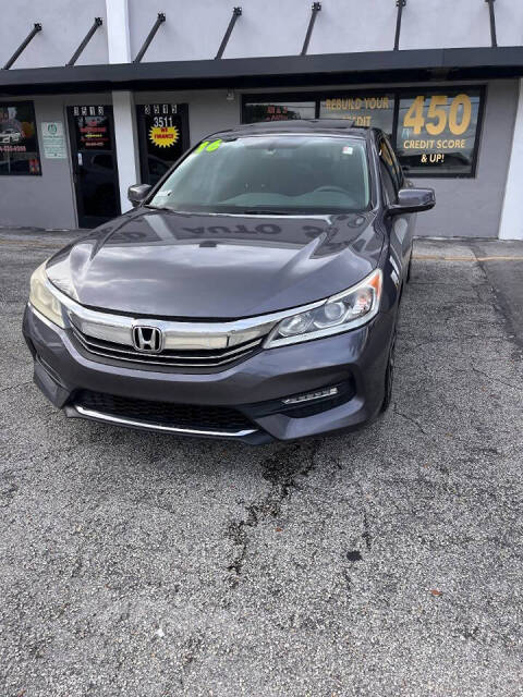 2016 Honda Accord for sale at M & J UNITED AUTO SALES in LAUDERDALE LAKES, FL