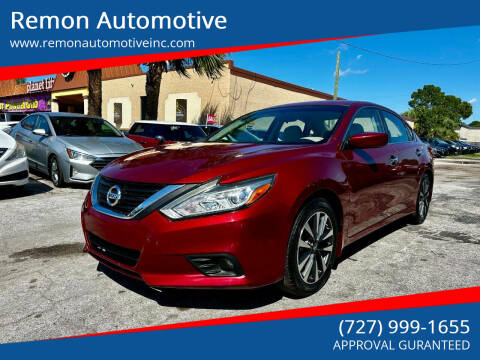 2016 Nissan Altima for sale at Remon Automotive in Saint Petersburg FL