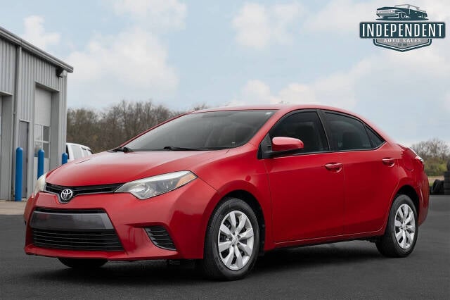 2015 Toyota Corolla for sale at Independent Auto Sales in Troy, OH