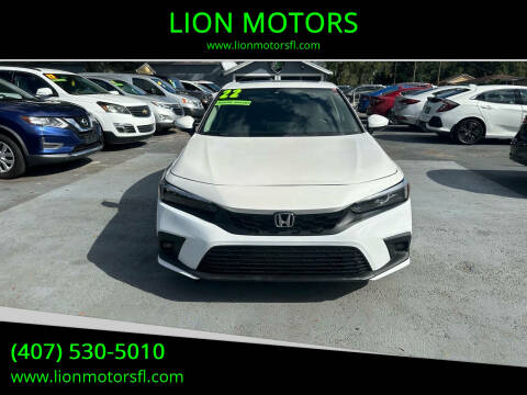 2022 Honda Civic for sale at LION MOTORS in Orlando FL