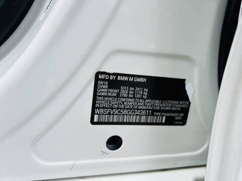 2016 BMW M5
