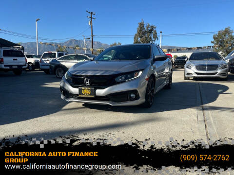 2020 Honda Civic for sale at CALIFORNIA AUTO FINANCE GROUP in Fontana CA