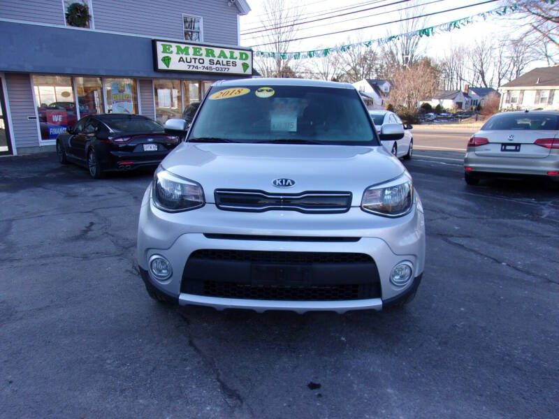 2018 Kia Soul for sale at Emerald Auto Sales in Spencer MA