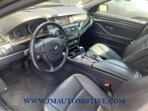 2013 BMW 5 Series for sale at J & M Automotive in Naugatuck CT