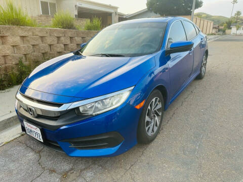2017 Honda Civic for sale at Aria Auto Sales in El Cajon CA