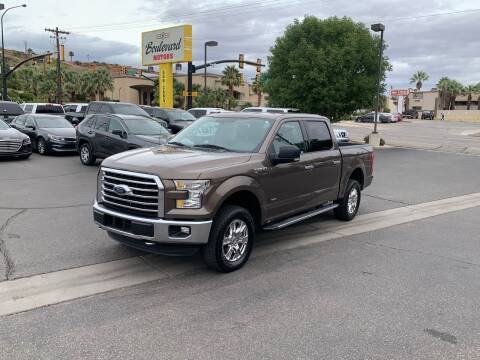 2016 Ford F-150 for sale at Boulevard Motors in Saint George UT