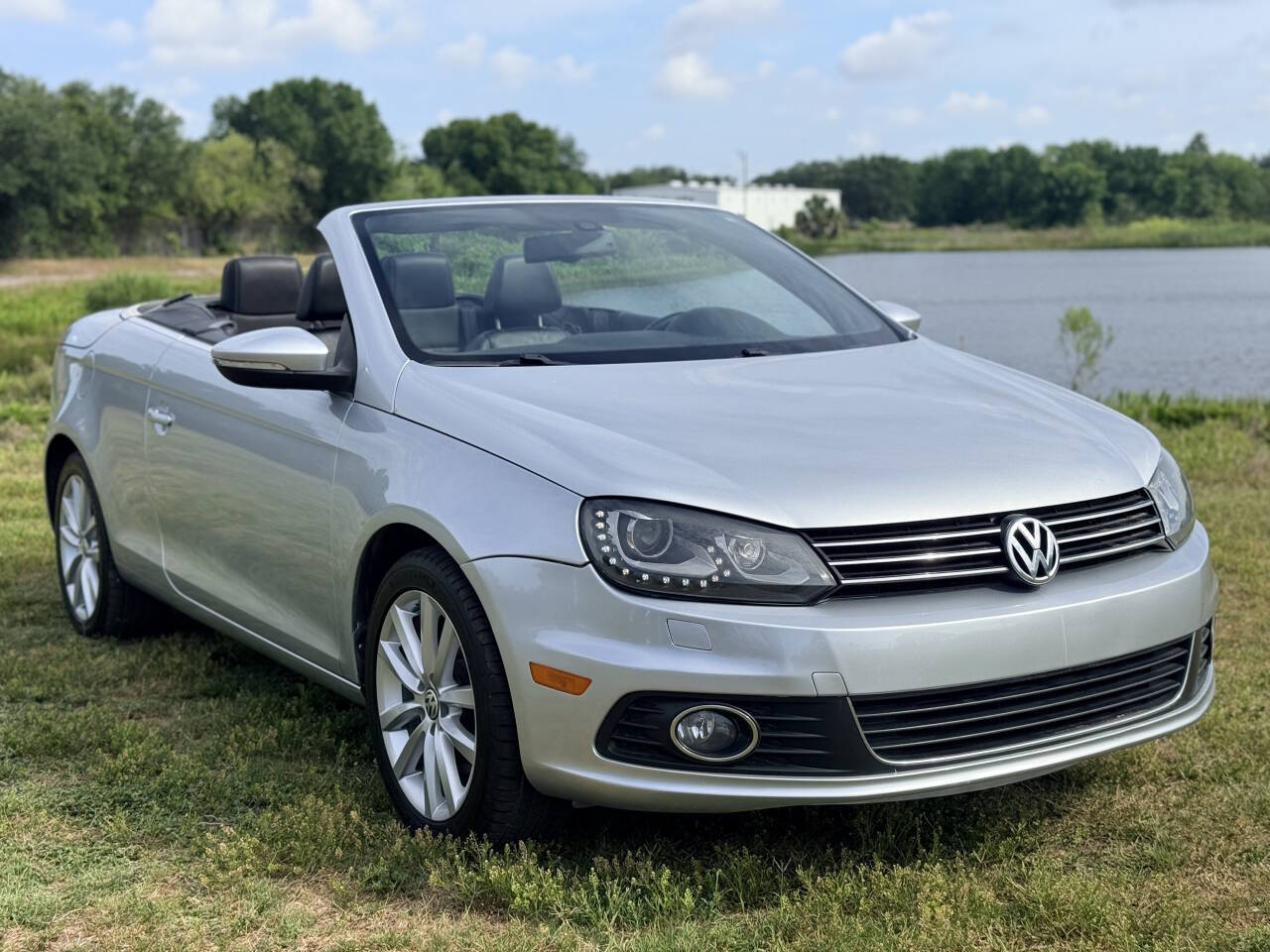 Silver 2013 Volkswagen Eos Executive SULEV Convertible Executive SULEV 2dr Convertible 1