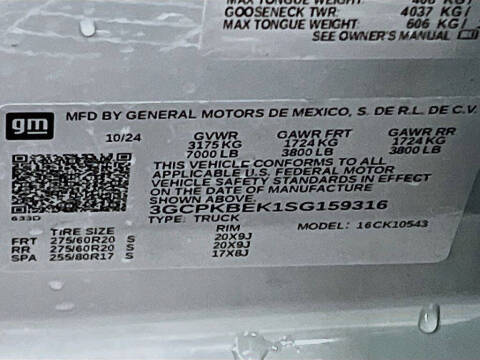 2025 Chevrolet Silverado 1500