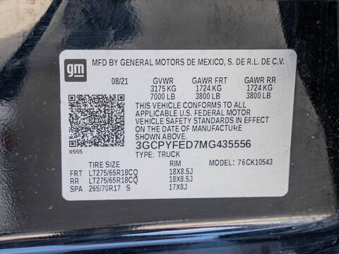 2021 Chevrolet Silverado 1500