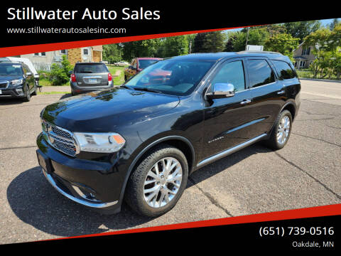 2015 Dodge Durango for sale at Stillwater Auto Sales in Oakdale MN