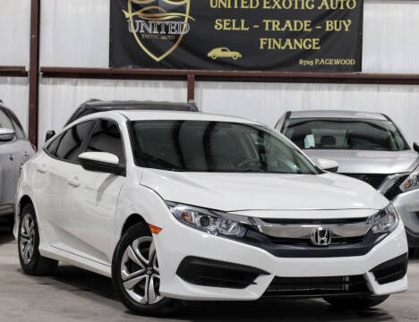 2017 Honda Civic for sale at United Exotic Auto in Houston TX