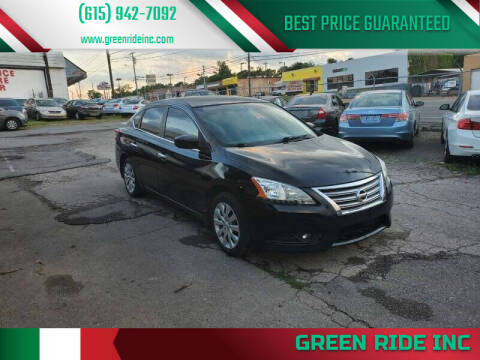 2013 Nissan Sentra for sale at Green Ride Inc in Nashville TN