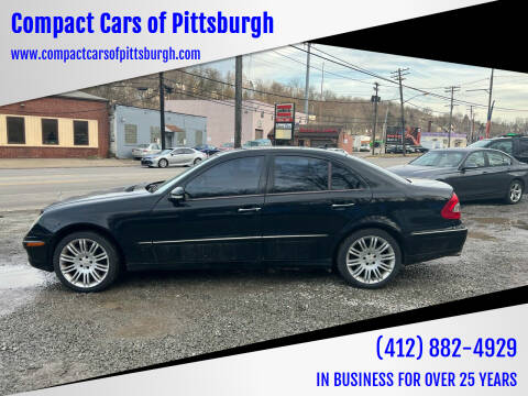 2008 Mercedes-Benz E-Class for sale at Compact Cars of Pittsburgh in Pittsburgh PA