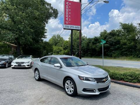 2018 Chevrolet Impala for sale at CARRERA IMPORTS INC in Winston Salem NC