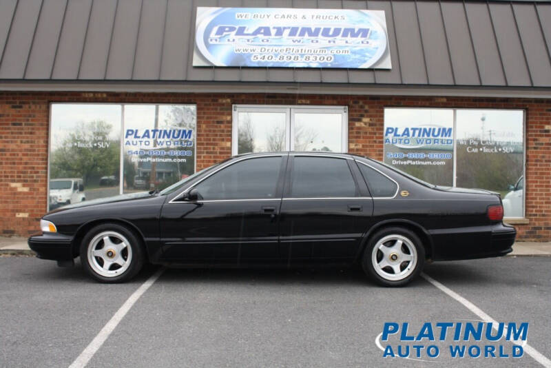 1996 Chevrolet Impala for sale at Platinum Auto World in Fredericksburg VA