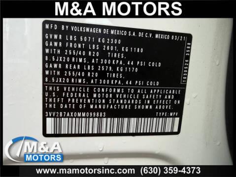 2021 Volkswagen Tiguan SE 4Motion