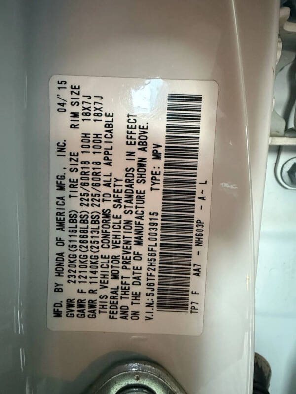 2015 Honda Crosstour