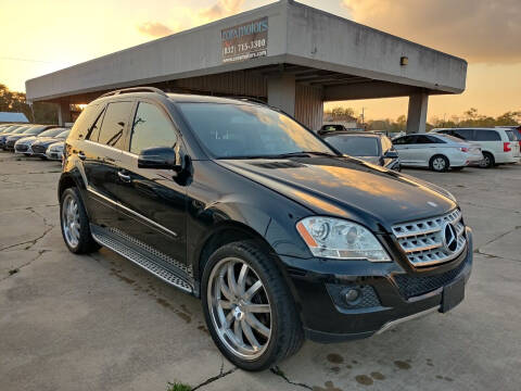 2011 Mercedes-Benz M-Class for sale at ZORA MOTORS in Rosenberg TX