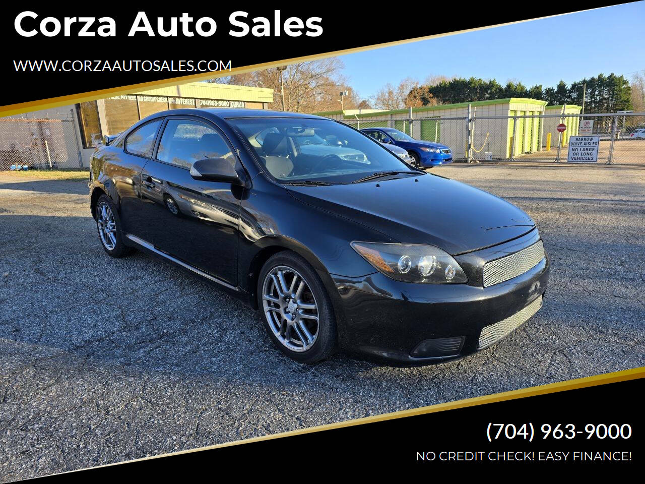 Black 2008 Scion tC Base Base 2dr Hatchback 4A 1