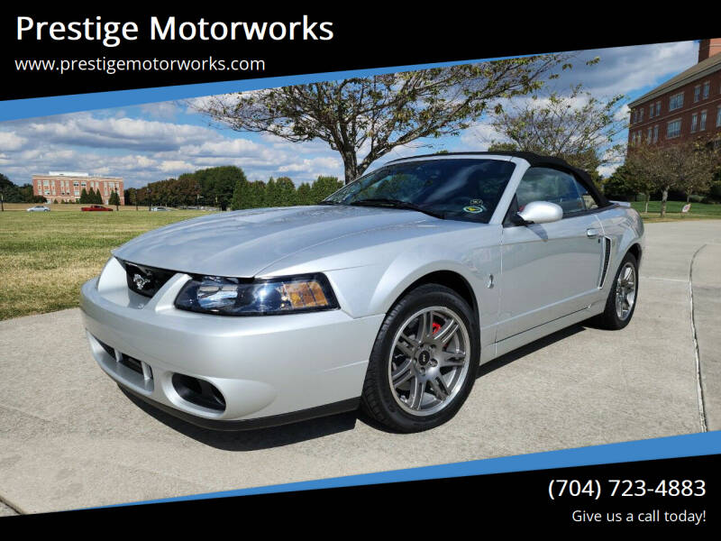 2003 Ford Mustang SVT Cobra for sale at Prestige Motorworks in Concord NC