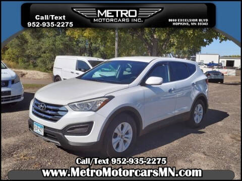 2013 Hyundai Santa Fe Sport for sale at Metro Motorcars Inc in Hopkins MN
