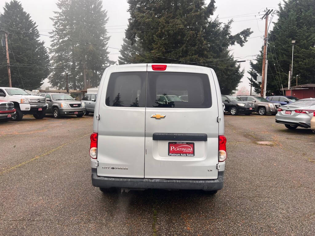 2015 Chevrolet City Express for sale at PLATINUM AUTO SALES INC in Lacey, WA