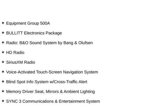 2019 Ford Mustang BULLITT