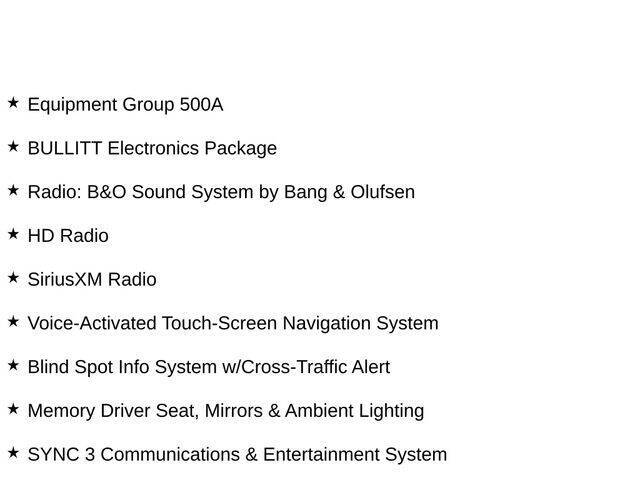 2019 Ford Mustang BULLITT