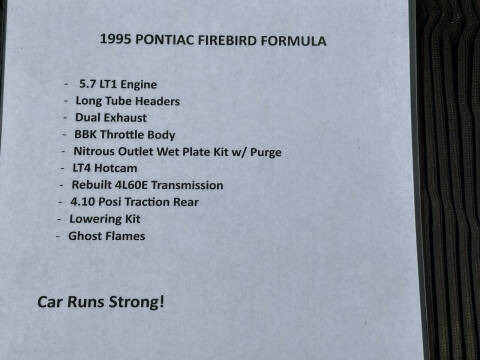 1995 Pontiac Firebird Formula