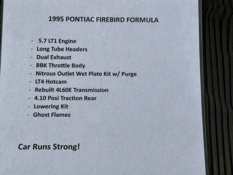 1995 Pontiac Firebird Formula