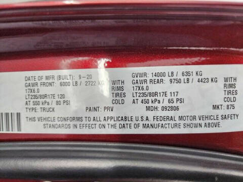 2020 RAM 3500 Big Horn