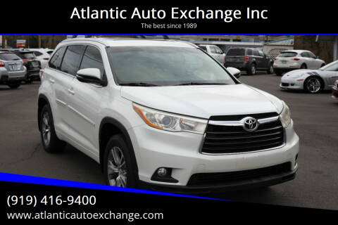 2014 Toyota Highlander for sale at Atlantic Auto Exchange Inc in Durham NC