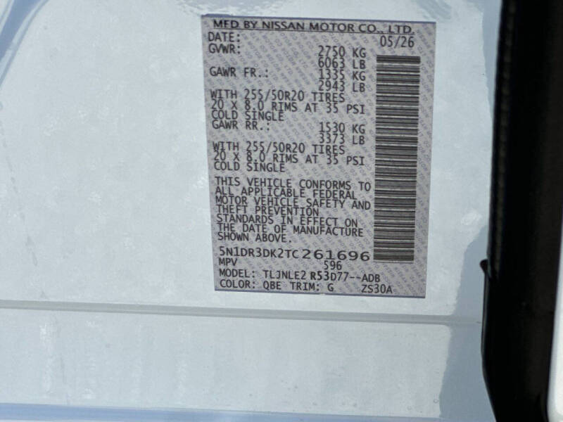 2026 Nissan Pathfinder Platinum