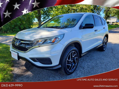 2016 Honda CR-V for sale at Lifetime Auto Sales and Service in West Bend WI