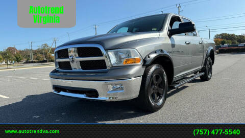 2012 RAM 1500 for sale at Autotrend Virginia in Virginia Beach VA