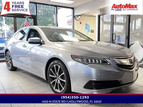2015 Acura TLX for sale at Auto Max in Hollywood FL