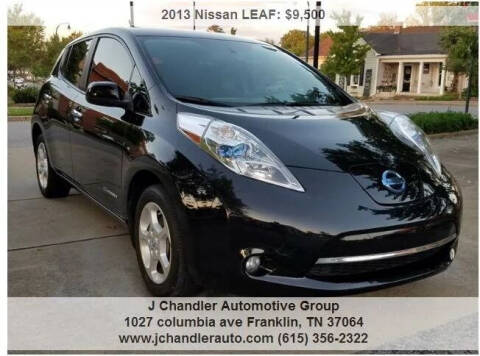 2013 Nissan LEAF for sale at Franklin Motorcars in Franklin TN