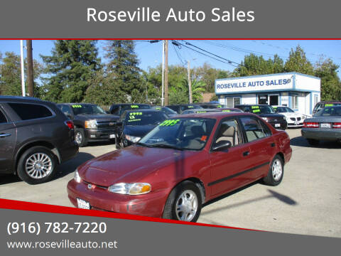 1998 Chevrolet Prizm for sale at Roseville Auto Sales in Roseville CA