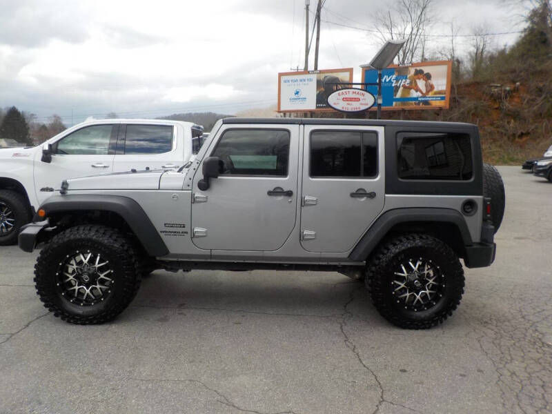 2013 Jeep Wrangler Unlimited for sale at EAST MAIN AUTO SALES in Sylva NC