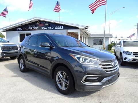2017 Hyundai Santa Fe Sport for sale at One Vision Auto in Hollywood FL