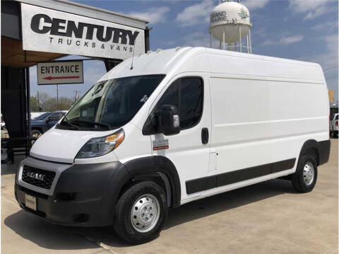 2021 RAM ProMaster for sale at CENTURY TRUCKS & VANS in Grand Prairie TX