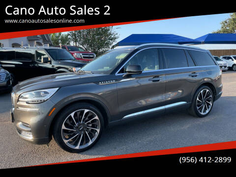 2020 Lincoln Aviator for sale at Cano Auto Sales 2 in Harlingen TX