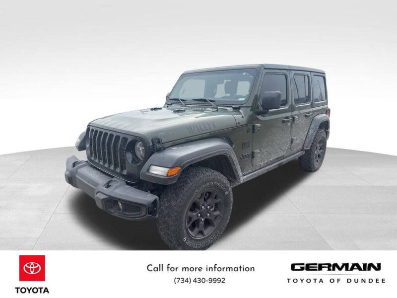 2021 Jeep Wrangler Unlimited for sale at Germain Toyota of Dundee in Dundee MI